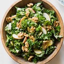Kale & Apple Salad with Walnut Dressing